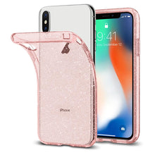 Load image into Gallery viewer, iPhone X Case Liquid Crystal Glitter