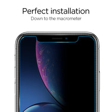 Load image into Gallery viewer, iPhone XR Screen Protector EZ FIT GLAS.tR Privacy
