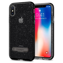 Load image into Gallery viewer, iPhone X Case Crystal Hybrid Glitter
